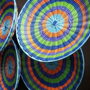 Woven Plastic Charger Plates/Baskets